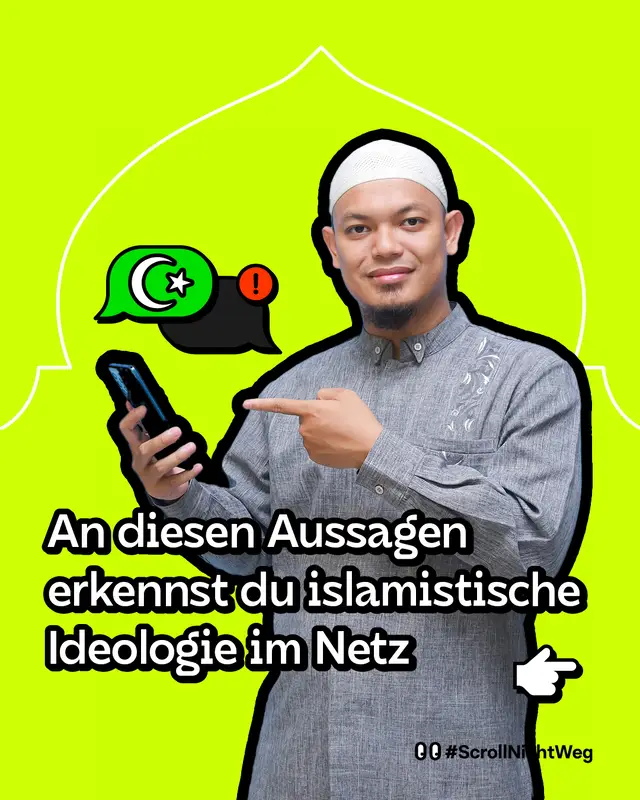 An diesen Aussagen erkennst du islamistische Ideologie im Netz.