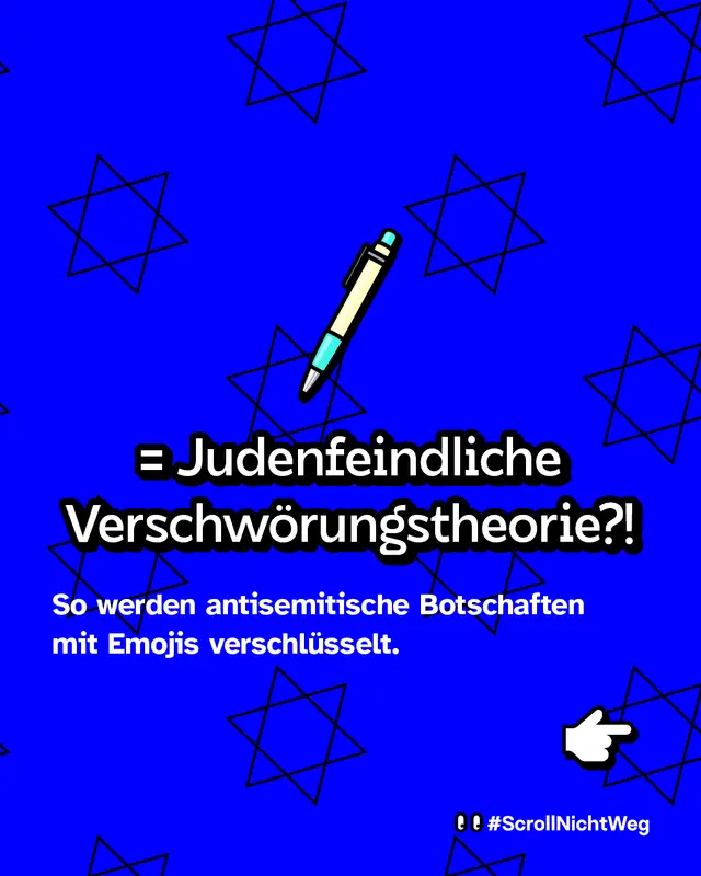 Achtung! So werden antisemitische Botschaften mit Emojis verschl&uuml;sselt.