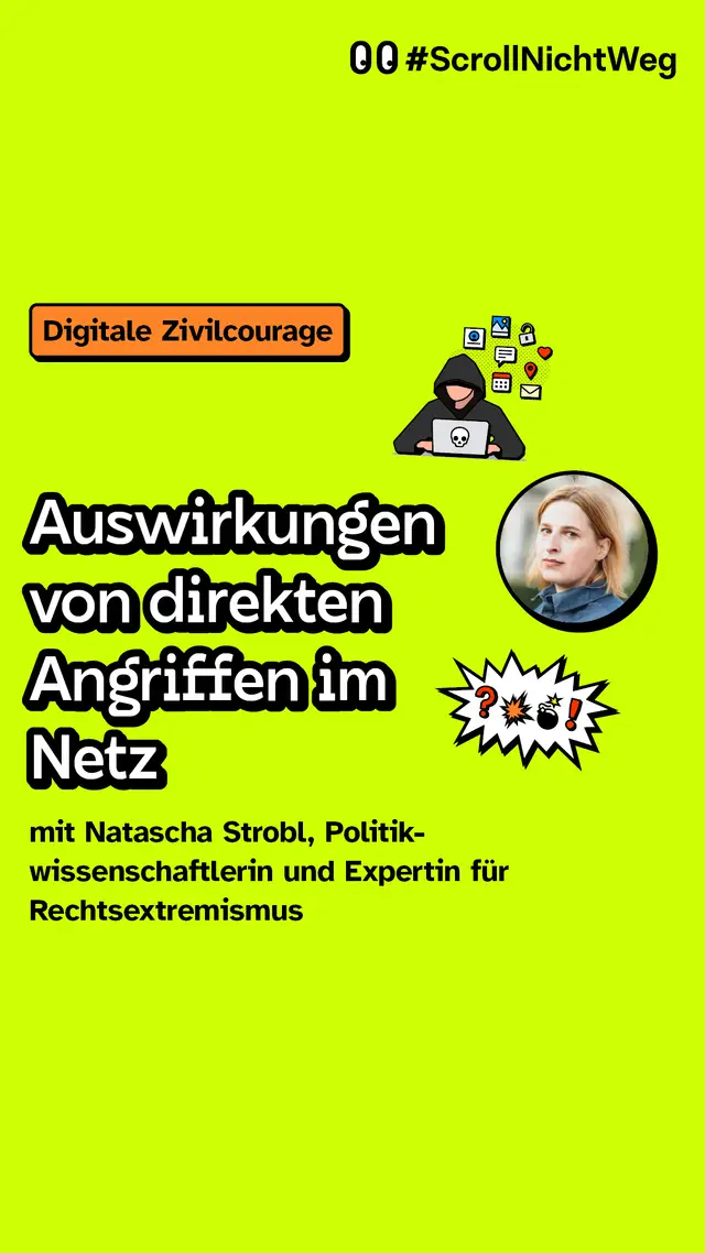 Video: Interview Natascha Strobl: Auswirkungen von direkten Angriffen im Netz