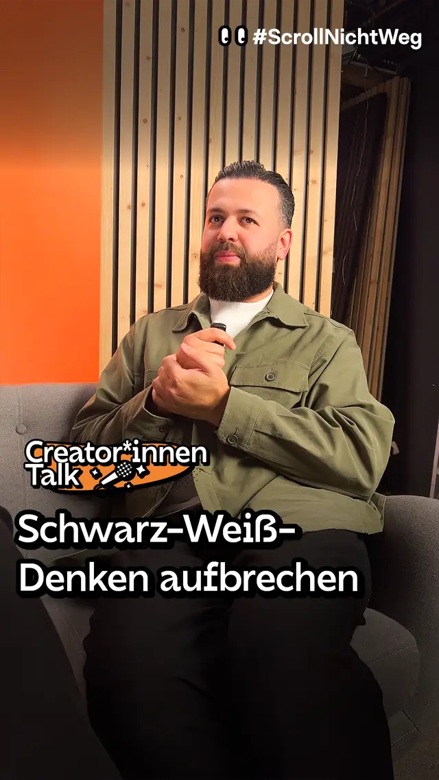 Creator*innen-Talk mit Navid: Schwarz-Wei&szlig;-Denken aufbrechen