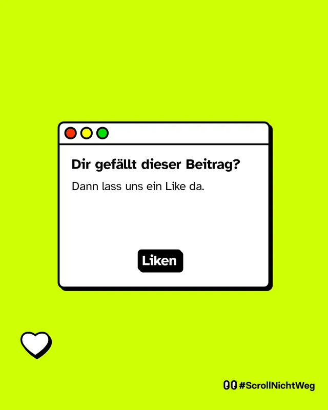 Dir gefällt dieser Beitrag? Dann lass uns einen Like da.