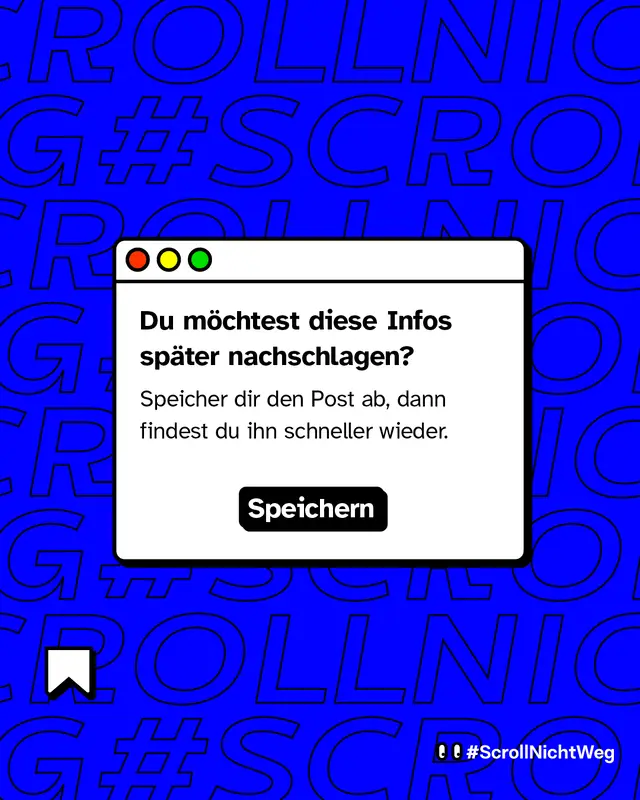 Du m&ouml;chtest diese Infos sp&auml;ter nachschlagen? Dann speichere dir diesen Post ab.
