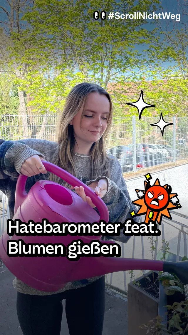 Video: Hatebarometer feat. Blumen gie&szlig;en