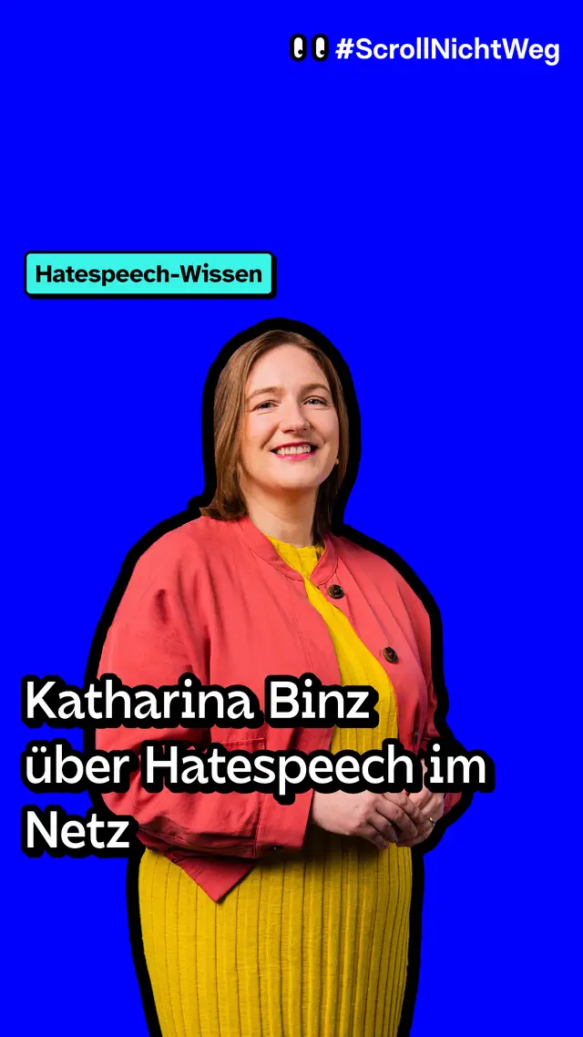 Video: Katharina Binz &uuml;ber Hatespeech im Netz