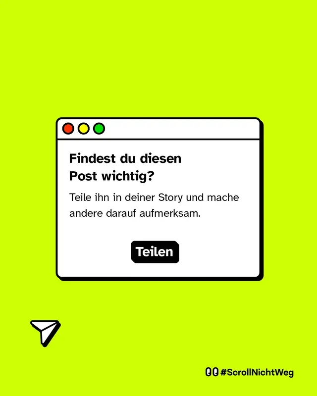 Findest du diesen Post wichtig? Speicher ihn dir ab.