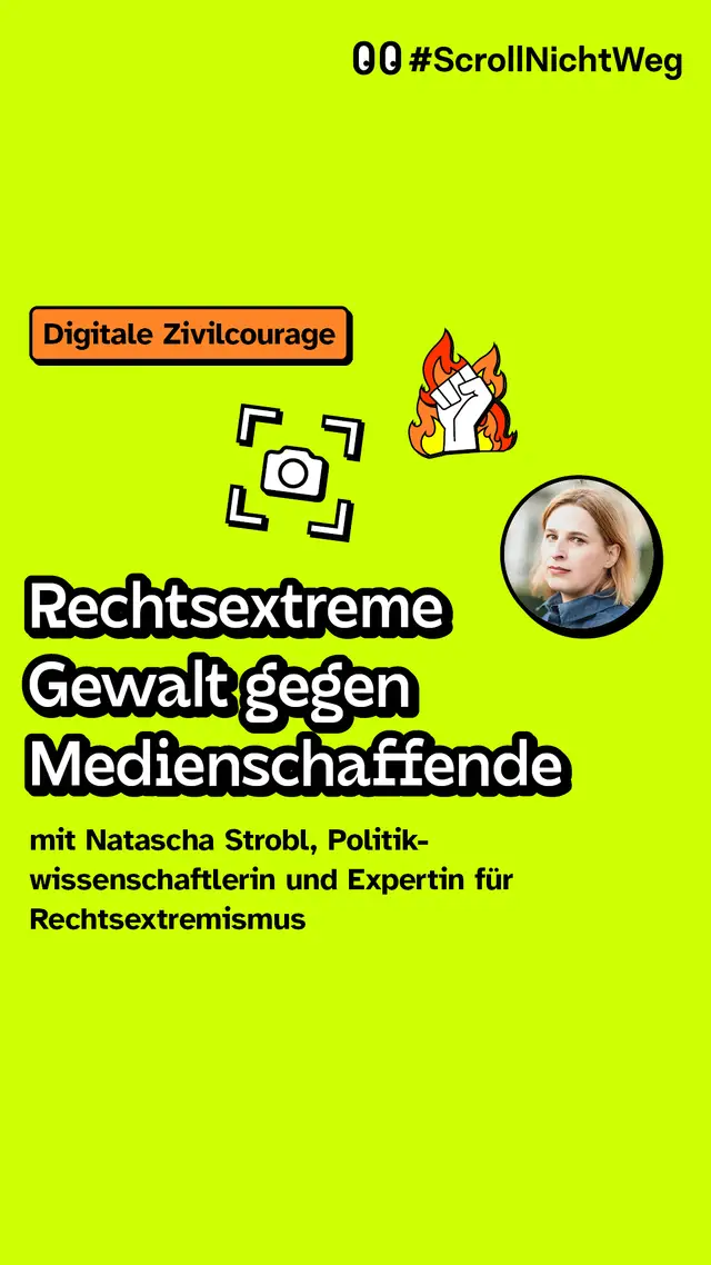 Video: Natascha Strobl / Rechtsextreme Gewalt gegen Medienschaffende