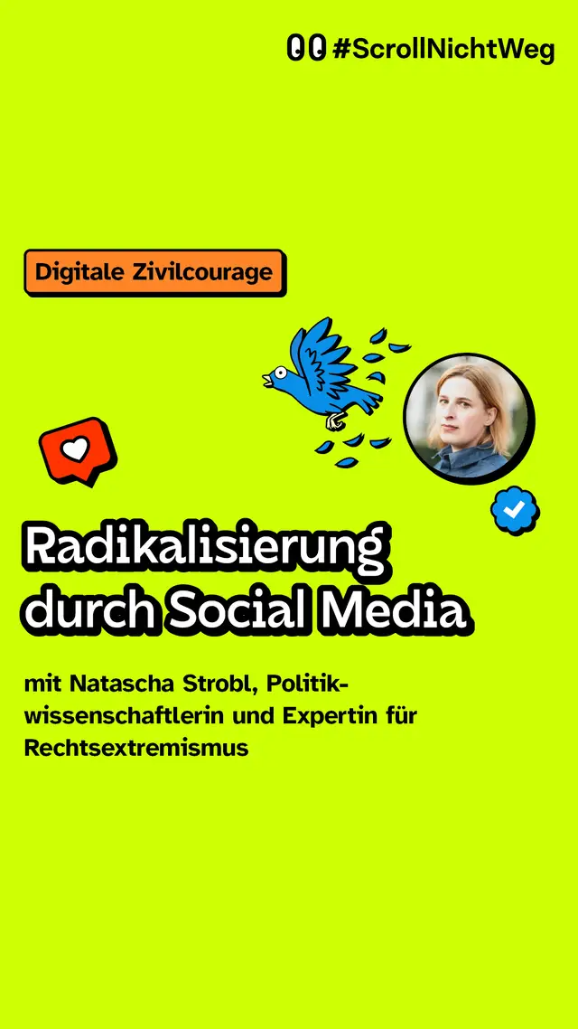 Video: Interview mit Natascha Stobl mit dem Titel: Radikalisierung durch Social Media.