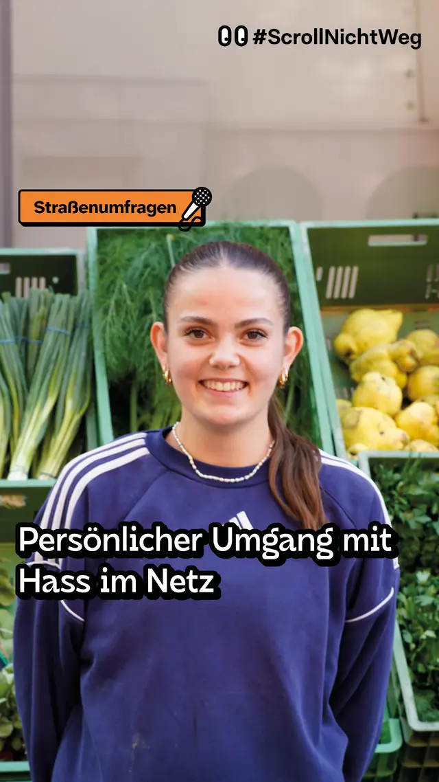 Video: Stra&szlig;enumfrage / Pers&ouml;nlicher Umgang mit Hass im Netz