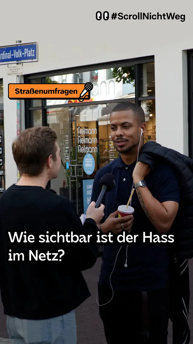 Video: Stra&szlig;enumfrage / Wie sichtbar ist der Hass im Netz?