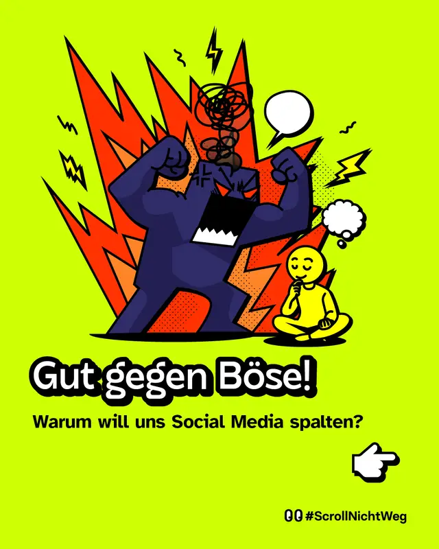 Gut gegen B&ouml;se! Warum will uns Social Media spalten?