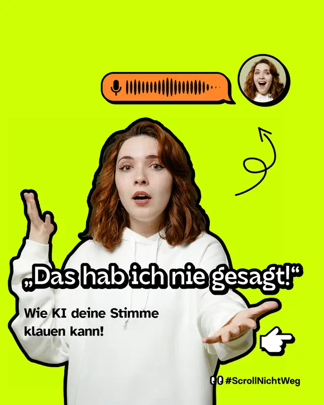 Das hab ich nie gesagt. Wie KI deine Stimme klauen kann.