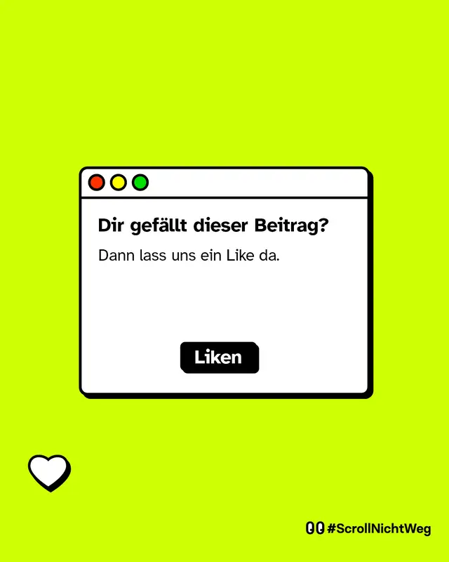 Dir gefällt dieser Beitrag? Dann lass einen Like da.