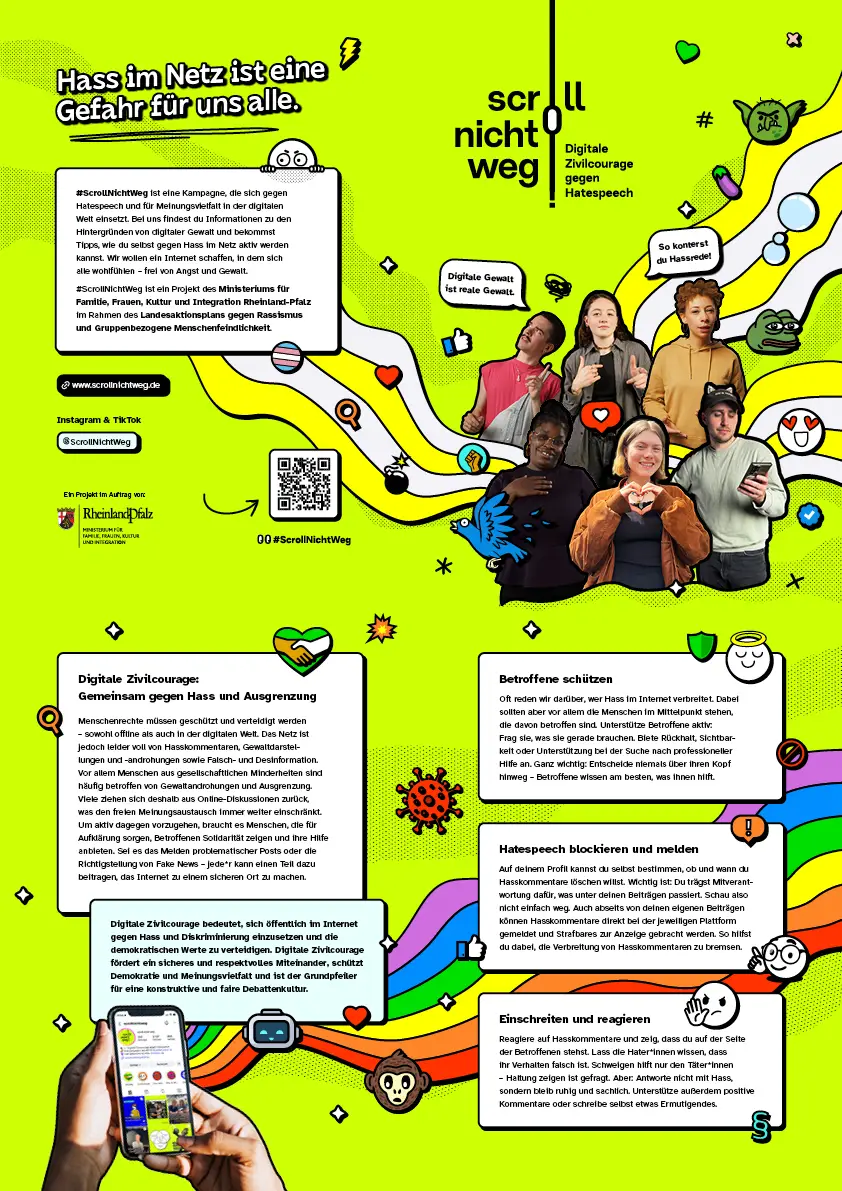 Preview-Bild des ScrollNichtWeg-Posterflyers