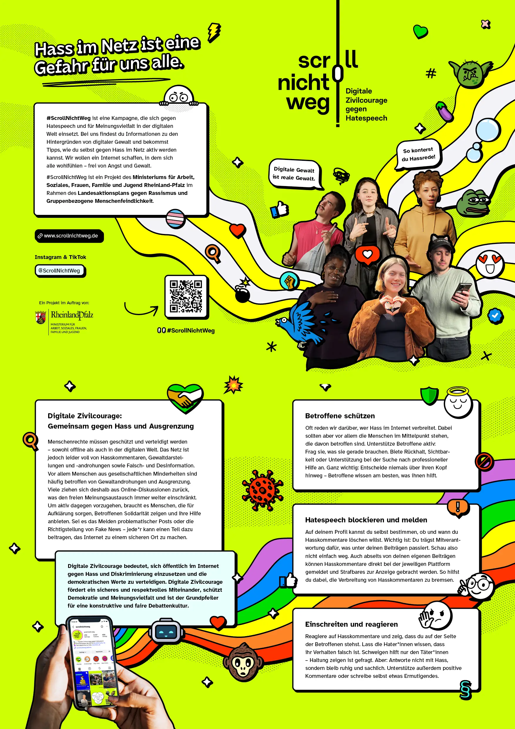 Preview-Bild des ScrollNichtWeg-Posterflyers